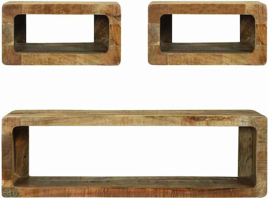 Wooden Living Room TV Unit Rustic Mango L100xW30xH32cm