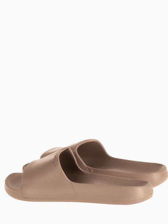 Men's Beige Slides
