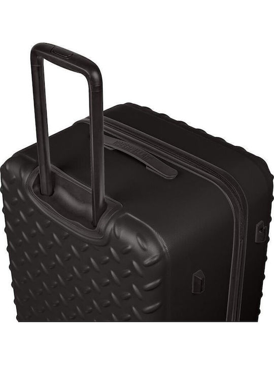 CAT Valiză Mare De Călătorie Dură Neagră Cu 4 Roți Înălțime 82 Cm