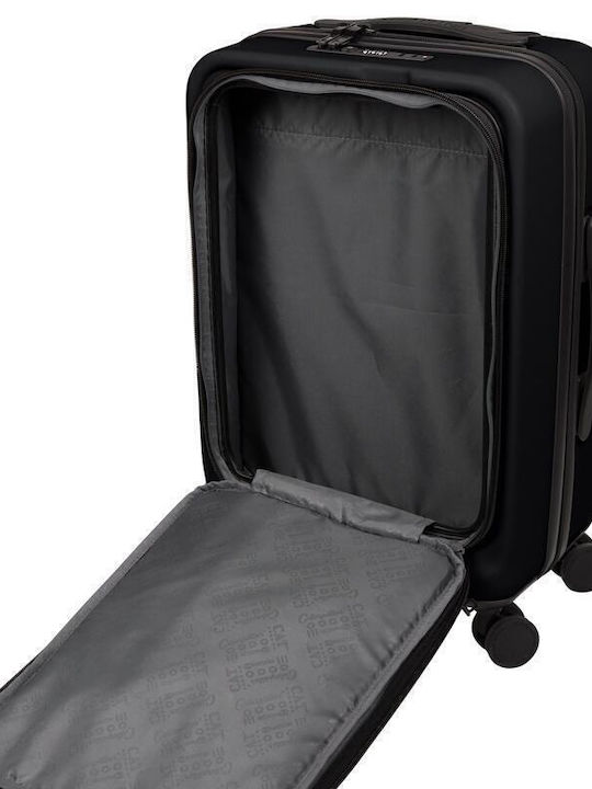 CAT Nexus Koffer Kabine Hart Schwarz mit 4 Räder Höhe 55cm