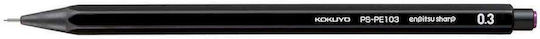 Mechanical Pencil Black Enpitsu Sharp Kokuyo 0.5 Mm