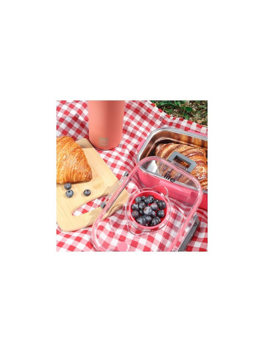 Ecolife Inox Thermo Lunch Box Double Wall Rectangular Green 850ml