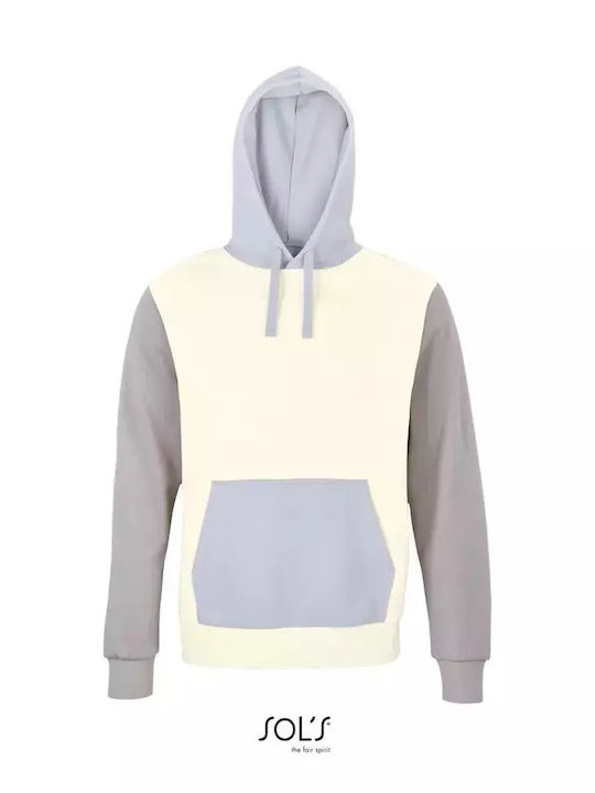 Sol's Collins Men's Long Sleeve Promotional Sweatshirt Natural