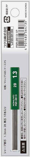 Mechanical Pencil Lead Refills 1.3mm Sharp Kokuyo 2B