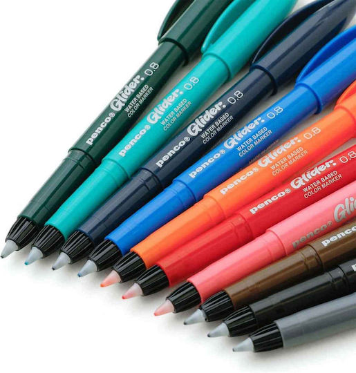 Penco Zeichenmarker 0.8mm Mehrfarbig 10Stück