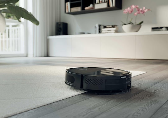 Hoover HG2 Turbo Slim Σκούπα Ρομπότ με Χαρτογράφηση Laser & Απορρόφηση 5000Pa Μαύρη