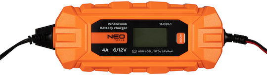 Neo Tools Car Battery Charger & Maintainer 6/12V 4A