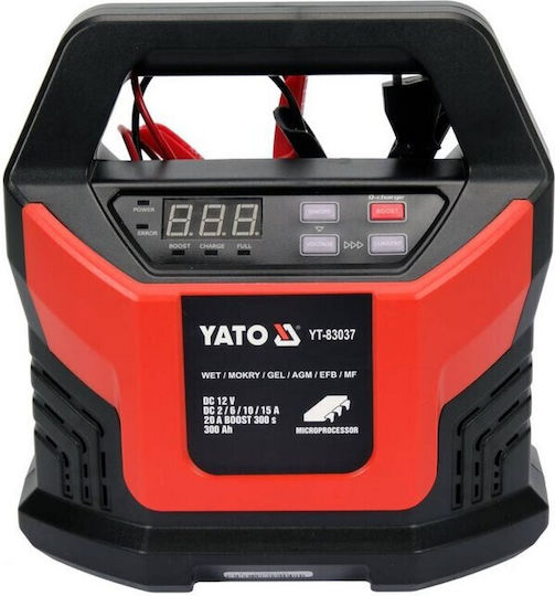 Yato Зарядно за автомобилна батерия 12V