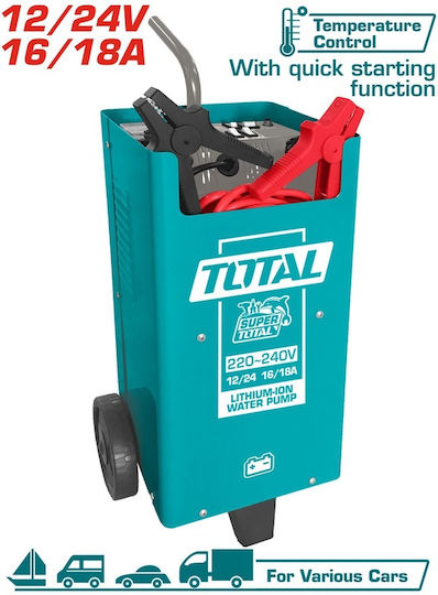 Total Starter & Încărcător Baterie Auto cu Pompă 12/24V