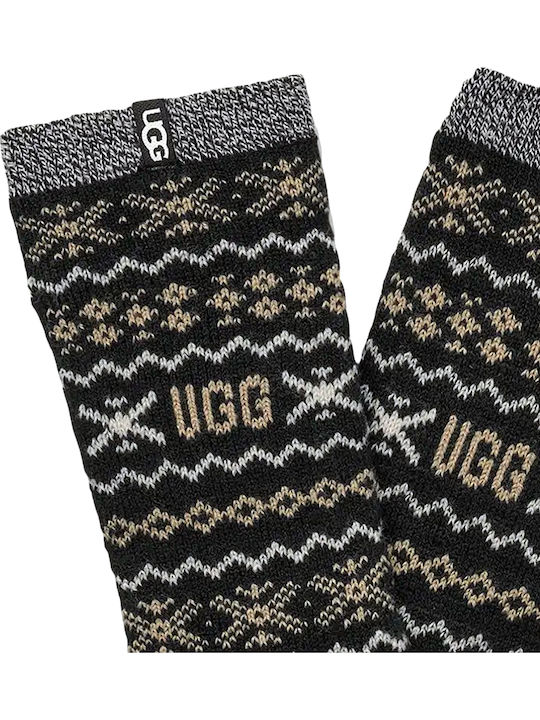 UGG Ανδρικές Κάλτσες με Σχέδια Μαύρες UGG Ανδρικές Κάλτσες με Σχέδια Μαύρες