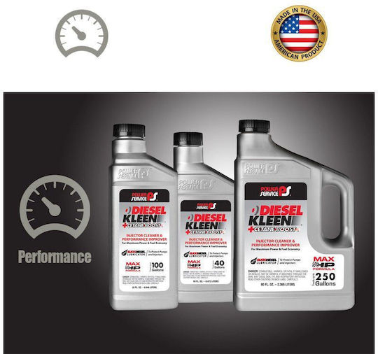 Power Service Diesel Kleen + Cetane Boost Πρόσθετο Ενισχυτικό Αριθμού Κετανίων Αυτοκινήτου 355ml