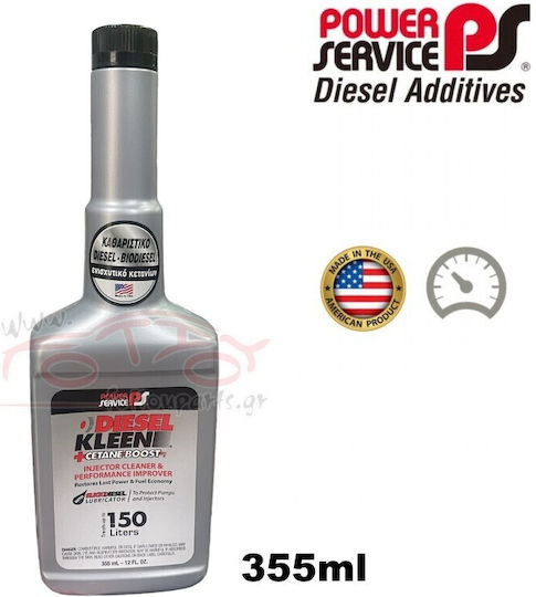 Power Service Diesel Kleen + Cetane Boost Πρόσθετο Ενισχυτικό Αριθμού Κετανίων Αυτοκινήτου 355ml