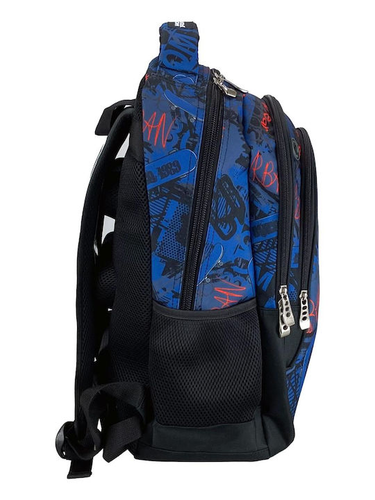 Gim School Backpack Elementary Blue 30 Litre 30 x 28 x 48 cm