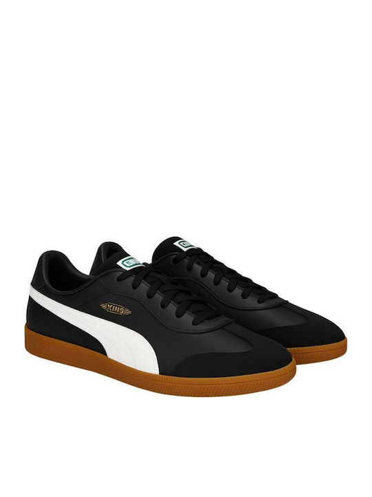 PUMA King 21 Ποδοσφαιρικά Παπούτσια Σάλας IT Μαύρα