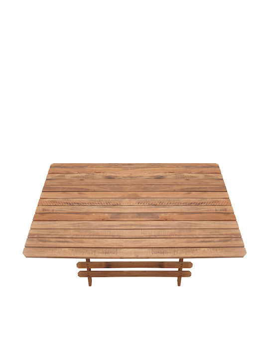 Tisch Zusammenklappbar Queen Walnut 120x80x75cm
