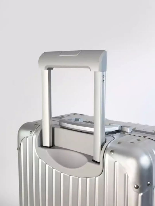 Newcom Ankor Hart Silber Reise Koffer Mit 4 Räder Set 2 Stück