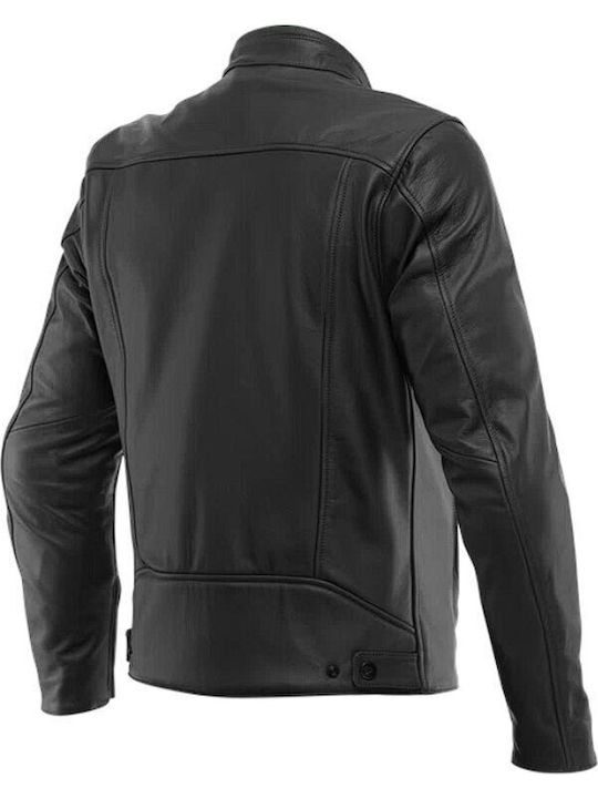 Dainese Δερμάτινο Ανδρικό Μπουφάν 4 Εποχών Μαύρο