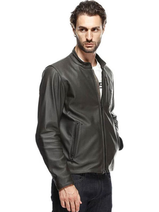 Dainese Men's Motorcycle Jacket Leather 4 Seasons Brown