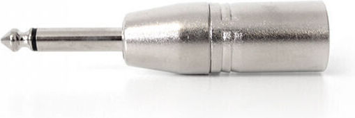 Конвертор XLR мъжки към 6.3mm мъжки Сребрист 1бр 02.009.0005