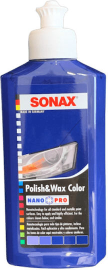 Polish & Wax Color Алуминиева Паста за Ваксиране на Автомобил за Сини Оттенъци на Каросерията 250ml 296241