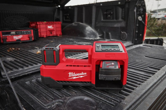 Milwaukee Tire Pumpe M18 Bi-0 150PSI mit Kabel 12V (Ohne Batterie)