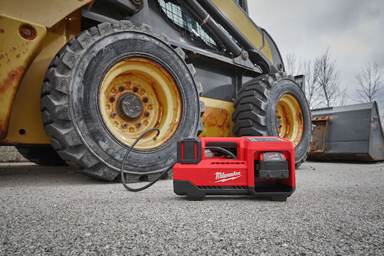 Milwaukee Tire Pumpe M18 Bi-0 150PSI mit Kabel 12V (Ohne Batterie)
