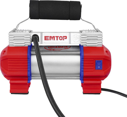 Emtop Car Tire Pump 120PSI with Cable 12V