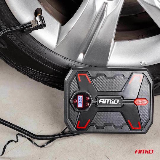 AMiO Τρόμπα Αυτοκινήτου 150PSI με Καλώδιο Αναπτήρα 12V