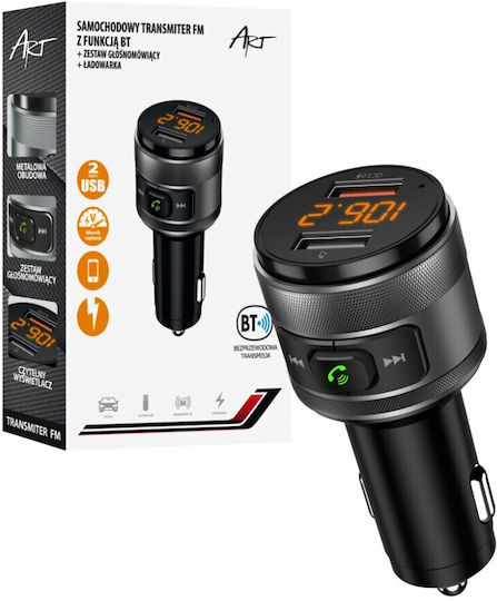 Art FM Transmitter Αυτοκινήτου με Bluetooth / USB