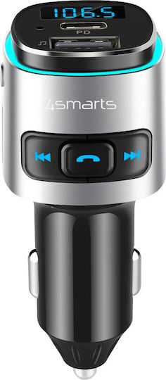 4Smarts FM Transmitter Αυτοκινήτου Media&Assist με USB / MicroSD / Bluetooth