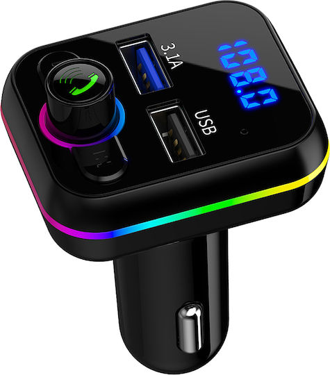 Leewello FM Transmitter Autovehicul cu Bluetooth / USB