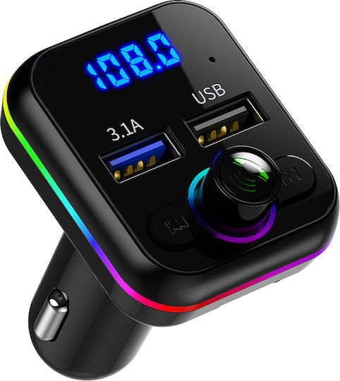 Leewello FM Transmitter Autovehicul cu Bluetooth / USB