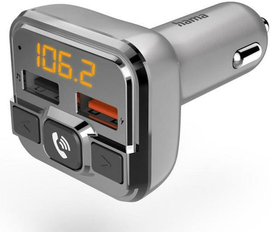 HAMA Transmițător FM Pentru Mașină Cu USB Bluetooth