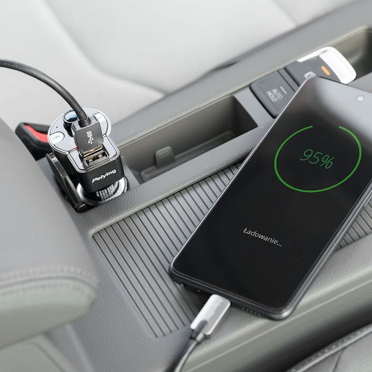 Peiying FM Transmitter Αυτοκινήτου με AUX / Bluetooth / USB