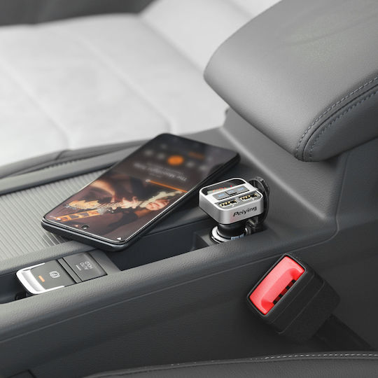 Peiying FM Transmitter Αυτοκινήτου mit Bluetooth
