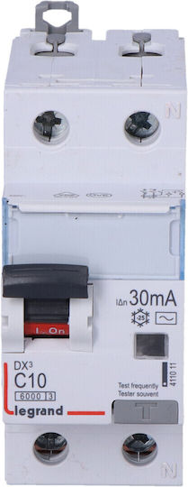 Legrand DX3 Phase Relay Earth Leakage 10A Bipolar with Voltage 230V 30mA