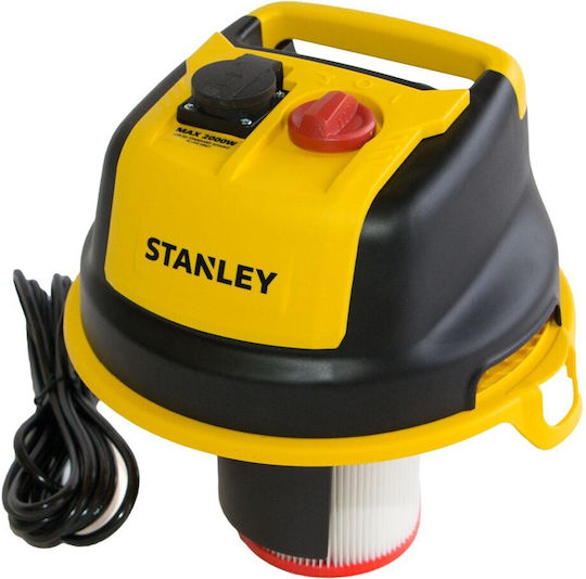 Stanley Σκούπα Υγρών / Στερεών 1200W με Πλαστικό Κάδο 20lt Μαύρη