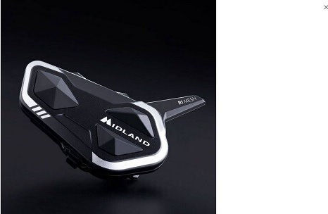 Midland R1 Mesh Twin Dual Intercom for Motorcycle Helmet with Bluetooth