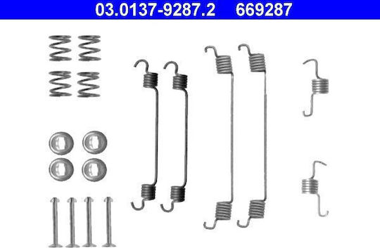 Set de accesorii pentru placute de frana Citroen C1 Pm Pn Ate 03013792872