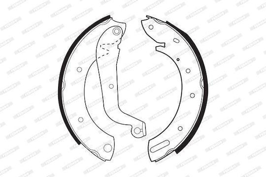 Set Brake Shoes Nissan Vannete-Terrano-Serena 254x57 Gf0864-10202
