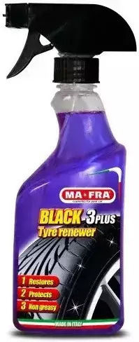 Ma Fra Ma-Fra Black 3 Plus Spray Cleaning for Tires Car 500ml
