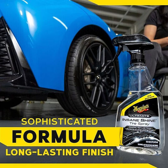 Meguiar's Ultimate Insane Spray Polieren für Bereifung Auto 473ml