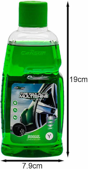 Carsun Car Tire Wash Fluid Flüssig Reinigung für Felgen Auto 500ml