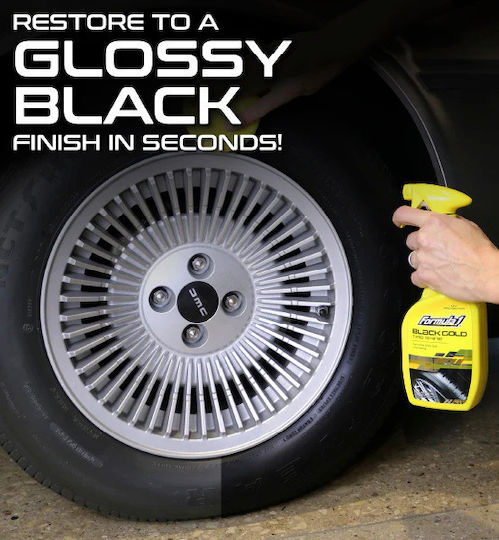 Formula 1 Black Gold Tire Shine Spray Polieren für Bereifung Auto 680ml