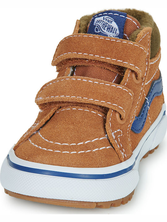Mte Sk8-mid Reissue V Kids Sneakers High with Scratch Brown