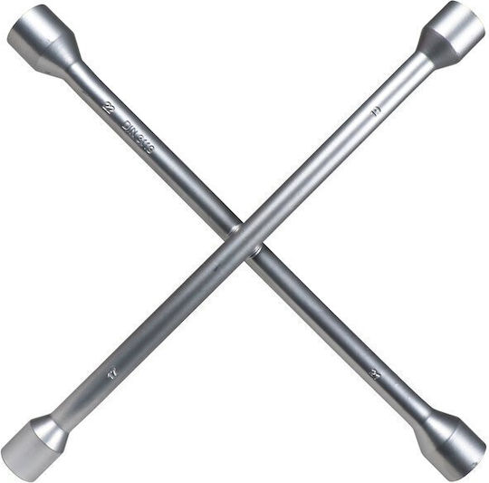 Carpoint Cross Car Wheel Wrench 17/19/21 and 22mm
