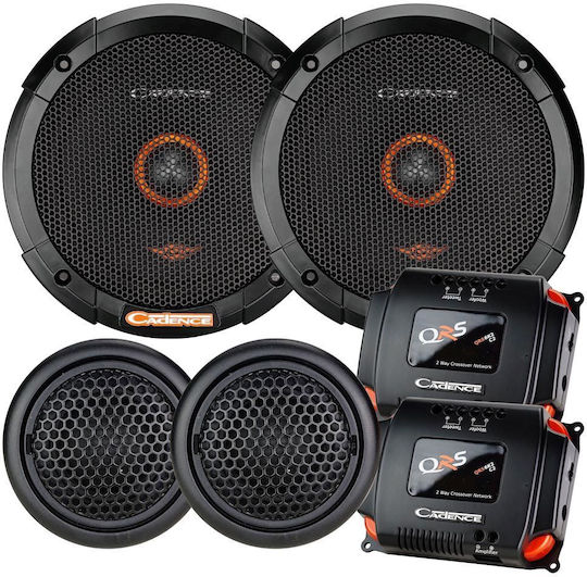 Cadence QRS6K2 Σετ Ηχεία Αυτοκινήτου Διαιρούμενα 6.5" με 85W RMS (2 Δρόμων)