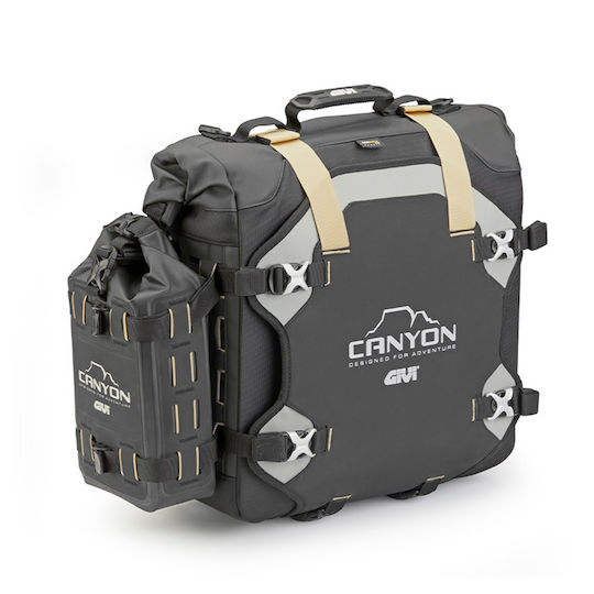 Givi Monokey Canyon Monokey Πλαϊνή Βαλίτσα Μοτοσυκλέτας 30lt σε Μαύρο Χρώμα