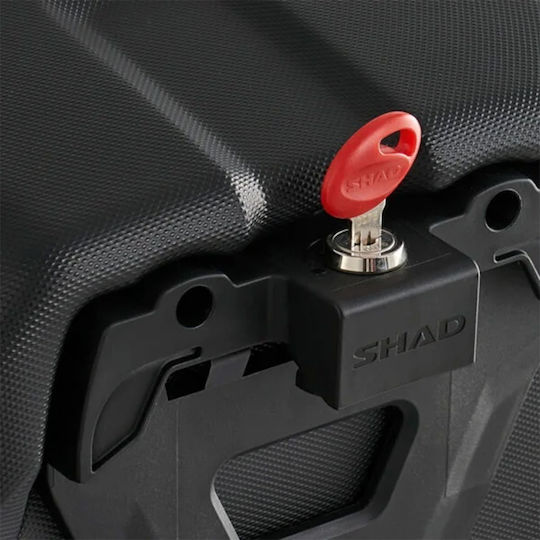 Shad Hard Shell Σετ Πλαϊνές Βαλίτσες Μοτοσυκλέτας 15lt σε Μαύρο Χρώμα
