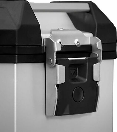 SW-Motech Trax Geanta Laterala pentru Motociclete Stanga Aluminiu 45lt in Argintiu culoare